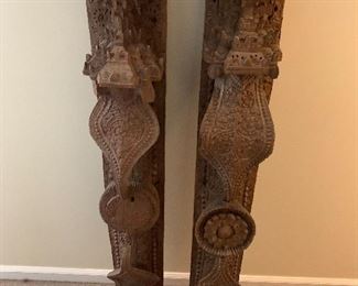 Burmese carved sculptures