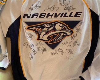 Vintage Predators signed jersey