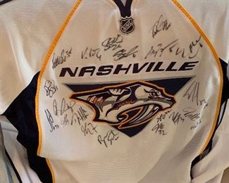 Vintage signed Predators jersey