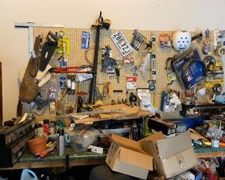 One view of the garage