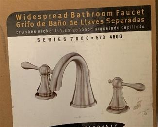 5 new in box faucet sets