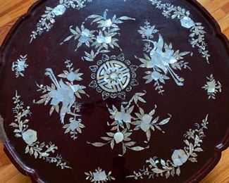Inlaid Asian table