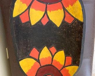 Painted dough bowl from Spain