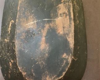 Underside of dough bowl from Spain