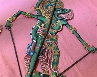 Shadow puppet from Bali