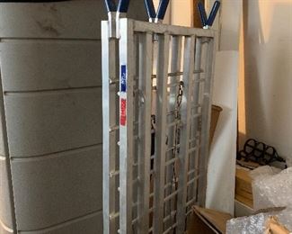A corner of the garage