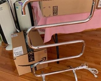 One of two towel warmers