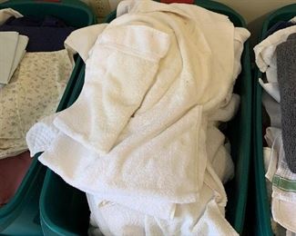 Bin of towels