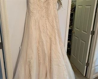 Wedding gown -plus size