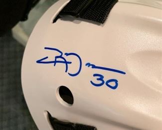 Signed Predator helmet