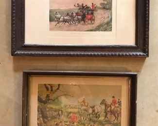 Framed Hunting Scene Prints