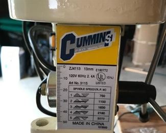 Cummins 1/2" Drill Press