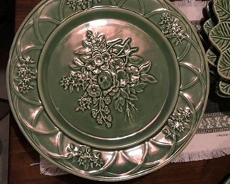 Bordallo Pinheiro Green Plates
