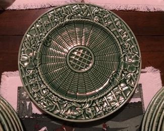 Bordallo Pinheiro Green Plates