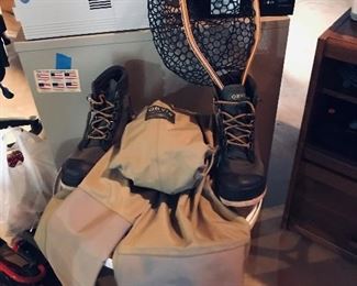 Orvis Waders (Med), Orvis Boots (10),