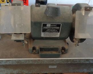 Craftsman 1/4hp Bench Grinder w/attached Table,