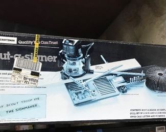 Craftsman Rout-A-Signer,