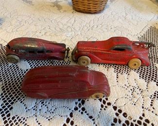 Metal cars and Auburn Rubber, 1930s/40s