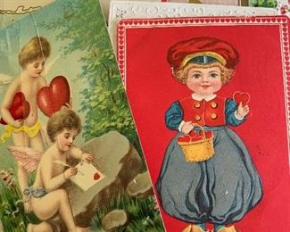 1900-1920 Valentine postcards