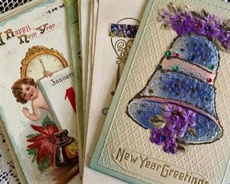 New Year's postcards