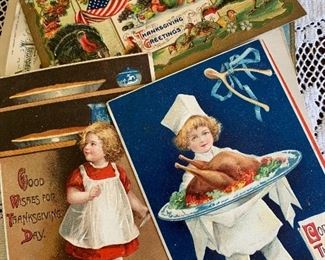 Thanksgiving postcards