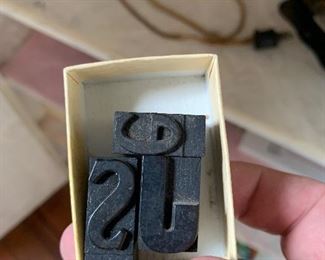 printer's blocks