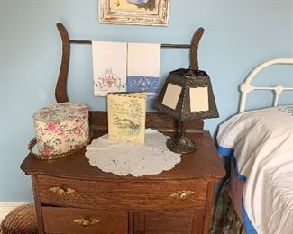 Oak wash stand