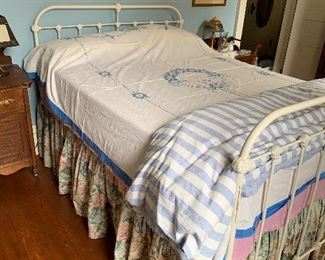 Antique iron bed