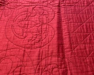 Quilted bedspread