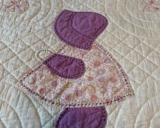 Sun Bonnet Quilt detail