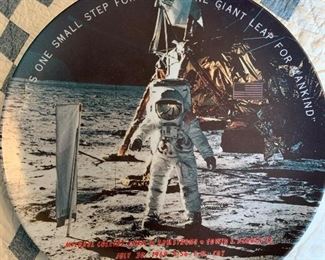 1969 Neil Armstrong plastic plate