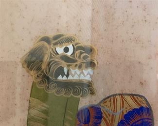 Detail of Asian painting