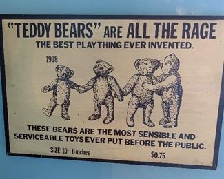Teddy Bear sign