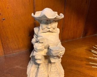 Carved wood