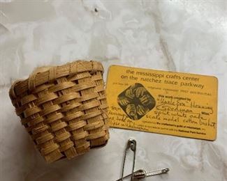 Mississippi made miniature basket