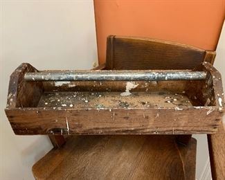 Cool wooden tote with paint