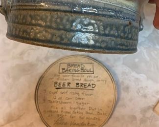 Beer Bread pottery pan