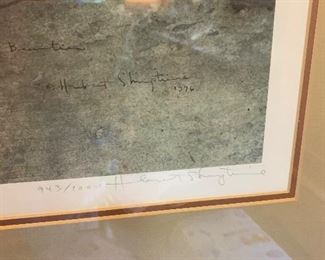 Hubert Shuptrine signed print