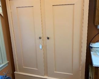 Giant kitchen cupboard, painted