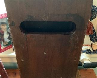 Primitive ballot box from Cornersville, Tennessee