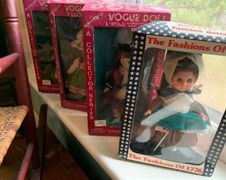 1970s Vogue Dolls, new in box