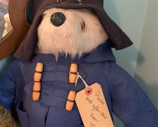 Hand made? Paddington bear in mohair and wool