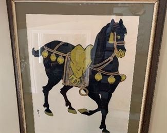 Large Asian horse