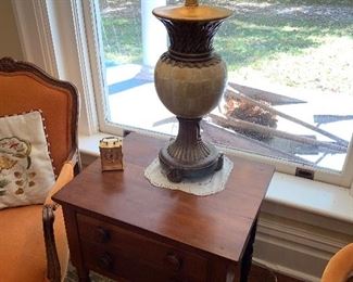 Handmade 2 drawer sewing table