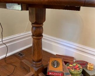 Small pedestal table