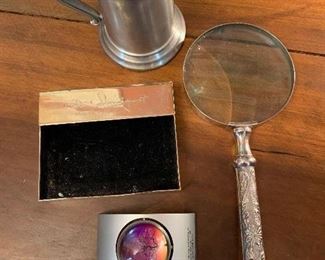 Desk accessories, Don Sundquist brass box