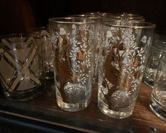Vintage bar glasses