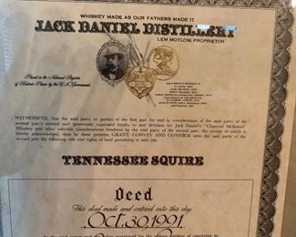 Tennessee Squire Deed