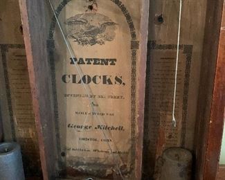 George Mitchell, Bristol, Connecticut clock -needs TLC
