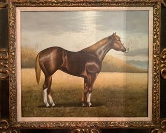 Reproduction horse painting